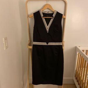 Ava & Aiden black midi sheath dress size 4